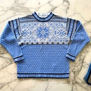 Hanna Andersson Fair Isle Holiday Sweater size 150
